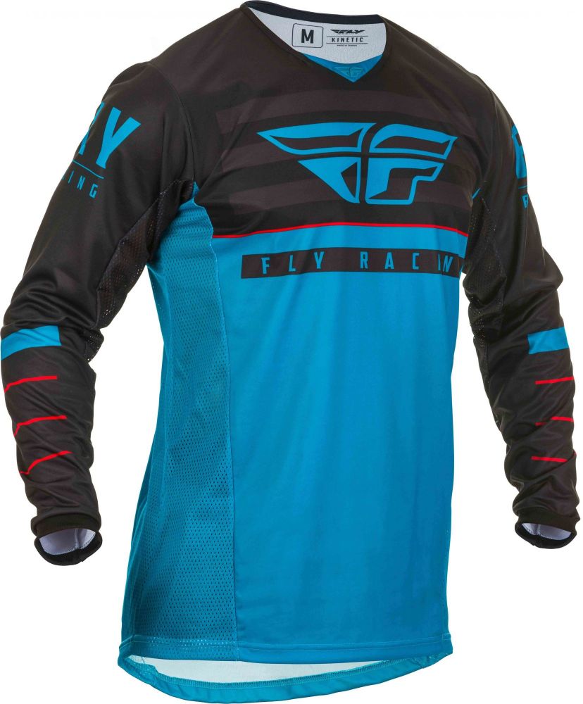 Maillot Fly Kinetic K Bleu Noir Rouge Semc Pro