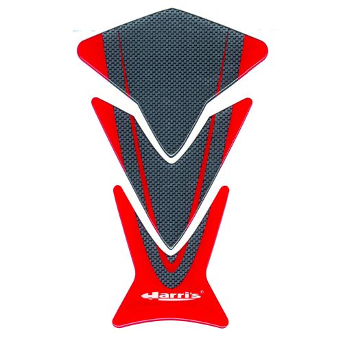 PUZZLE TANK PROTECTOR CARBON-RED