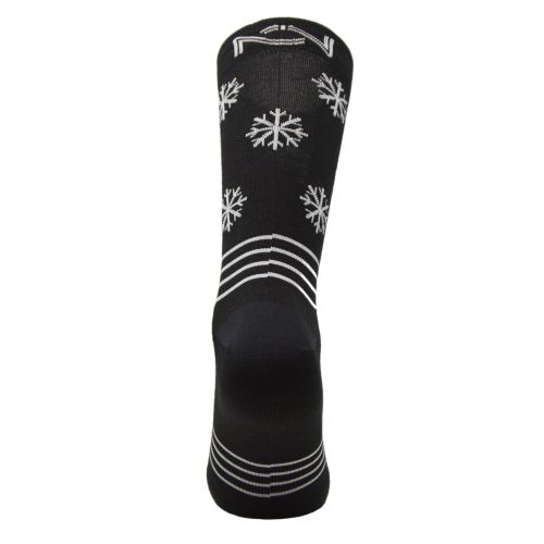 CHAUSSETTES MERINOS SIXS NO-ON, SNOW BLACK