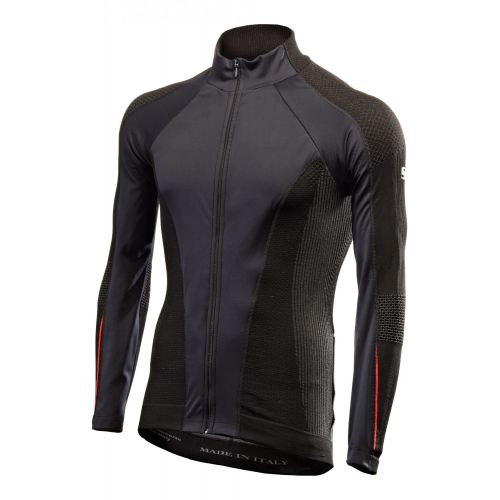 MAILLOT MOTO MANCHES LONGUES WINDSHELL SIXS WIND WT, BLACK/RED