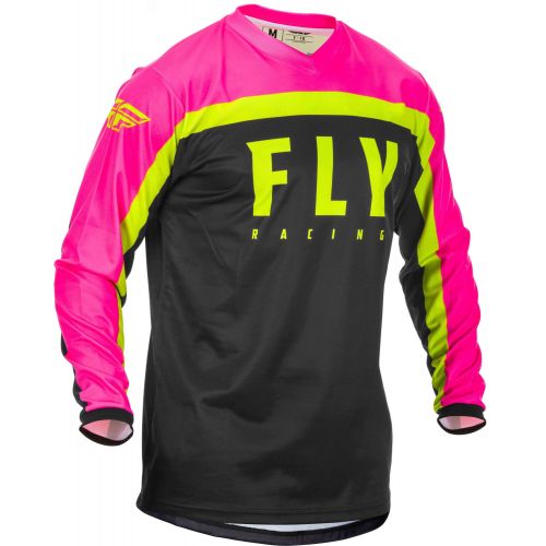 MAILLOT FLY F-16 2020 NEON ROSE/NOIR/JAUNE FLUO