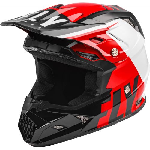 CASQUE FLY TOXIN TRANSFER 2021 ROUGE/NOIR/BLANC