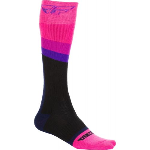 CHAUSSETTES FLY MX THICK 2020 ROSE/NOIR