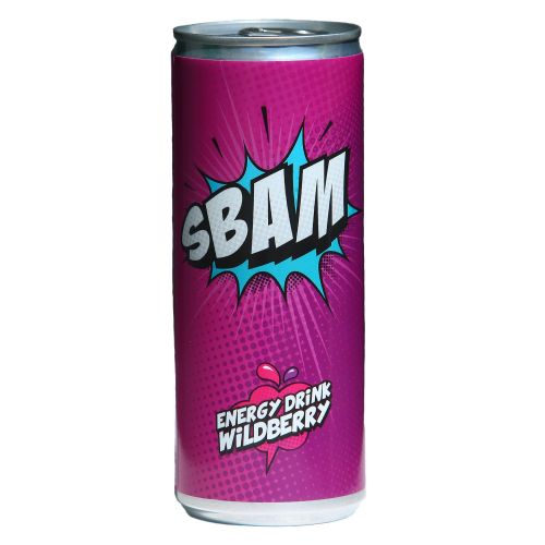 CANETTE SBAM WILDBERRY 25CL - VENDU PAR PACK DE 24