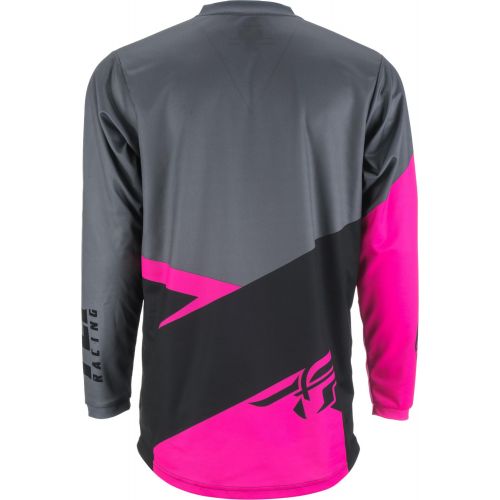MAILLOT FLY F-16 2019 NEON ROSE/NOIR/GRIS