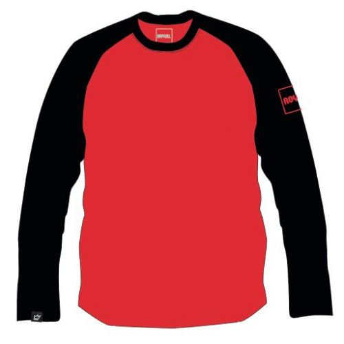 MAILLOT ROYAL HERITAGE MANCHES LONGUES 2020 RED/BLACK