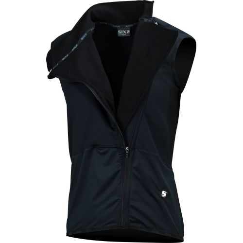 GILET SIXS  WTS 2 WIND STOPPER SANS MANCHE, BLACK