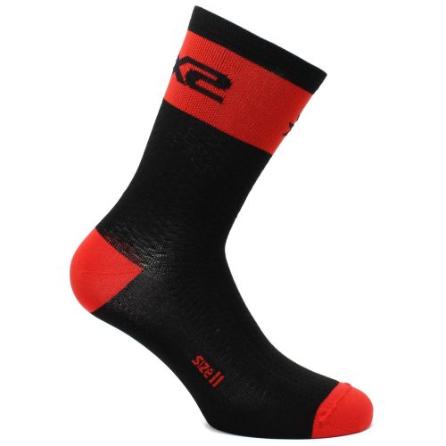 CHAUSSETTES SIXS SHORT LOGO, RED