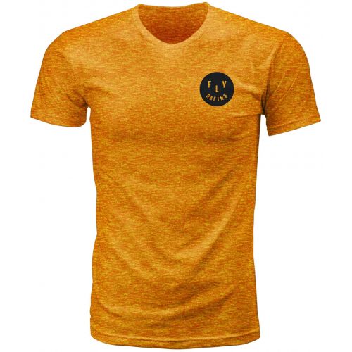 T-SHIRT FLY SMILE MUSTARD HEATHER