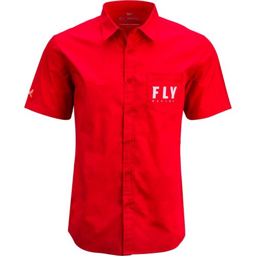 CHEMISE FLY PIT ROUGE