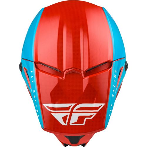 CASQUE FLY KINETIC STRAIGHT EDGE ROUGE/BLANC/BLEU