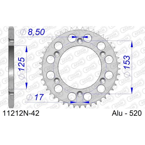 COURONNE ALU AFAM #520 11212N