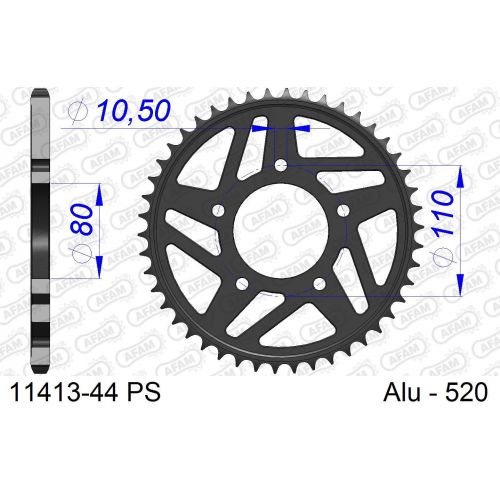 COURONNE ALU AFAM #EX 11413