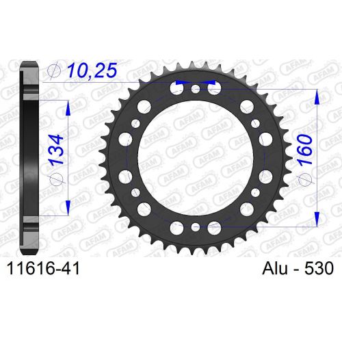 COURONNE ALU AFAM #530 11616