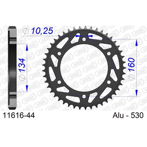 COURONNE ALU AFAM #530 11616