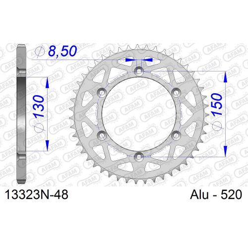 COURONNE ALU AFAM #520 13323N