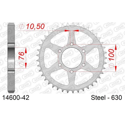 COURONNE ACIER AFAM #630 14600