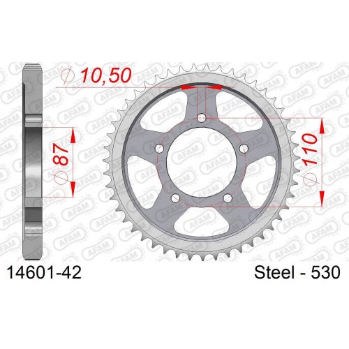 COURONNE ACIER AFAM #530 14601