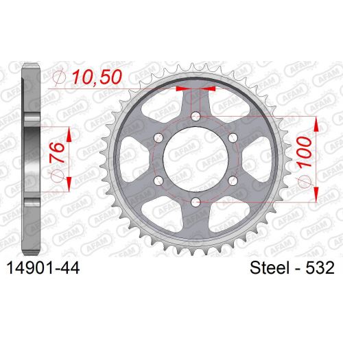 COURONNE ACIER AFAM #532 14901