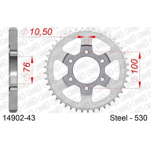 COURONNE ACIER AFAM #530 14902