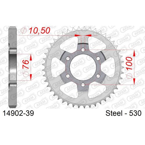 COURONNE ACIER AFAM #530 14902