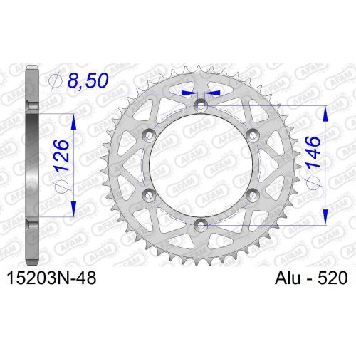 COURONNE ALU AFAM #520 15203N