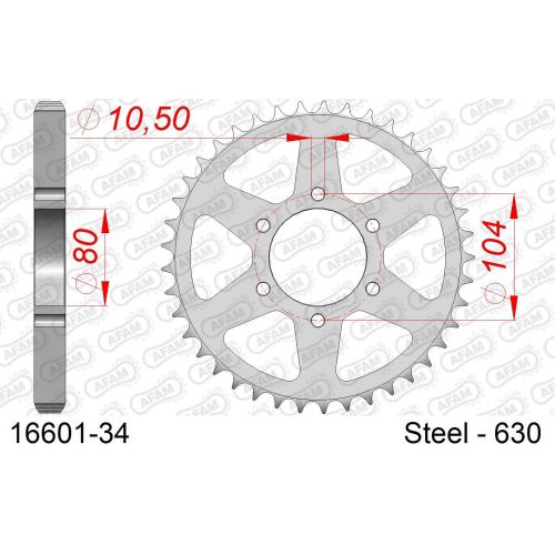 COURONNE ACIER AFAM #630 16601