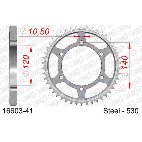 COURONNE ACIER AFAM #530 16603