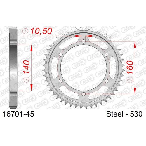 COURONNE ACIER AFAM #530 16701