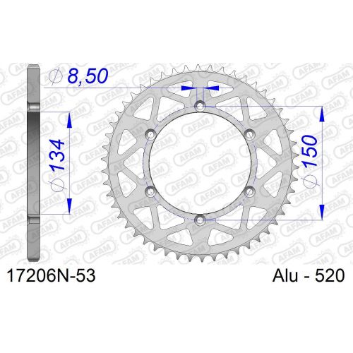 COURONNE ALU AFAM #520 17206N