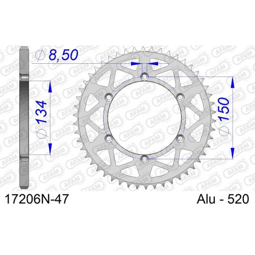 COURONNE ALU AFAM #520 17206N