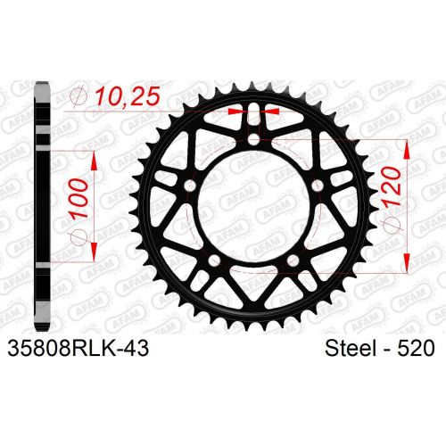 COURONNE ACIER AFAM #520 35808RLK