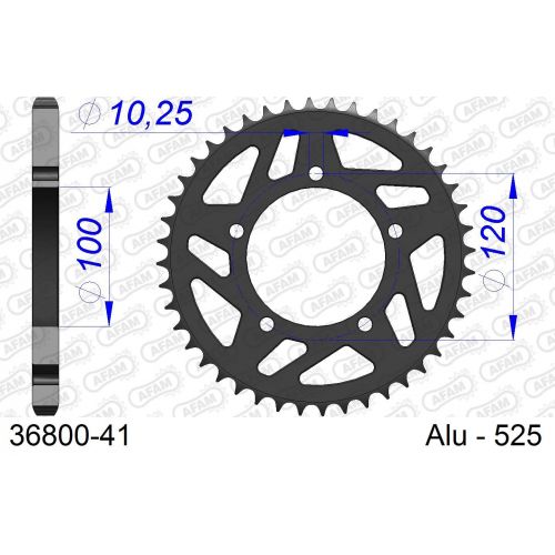 COURONNE ALU AFAM #525 36800