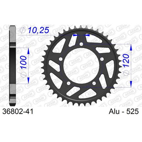 COURONNE ALU AFAM #525 36802