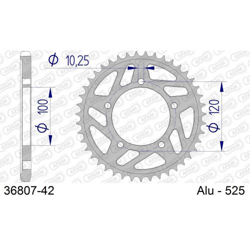 COURONNE ALU AFAM #525 36807