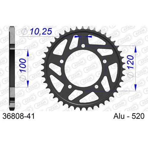 COURONNE ALU AFAM #520 36808