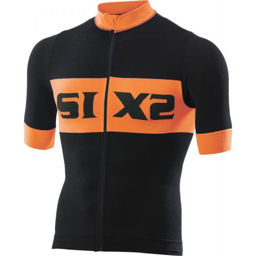 MAILLOT SIXS BIKE 3 LUXURY, NOIR ORANGE