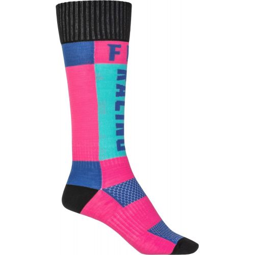CHAUSSETTES FLY MX THICK ROSE/BLEU