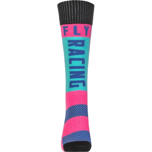CHAUSSETTES FLY MX THICK ROSE/BLEU