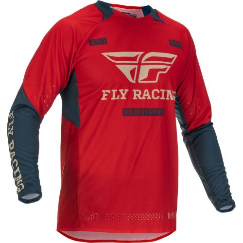 MAILLOT FLY EVO ROUGE/GRIS