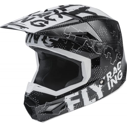 CASQUE FLY KINETIC SCAN NOIR/BLANC