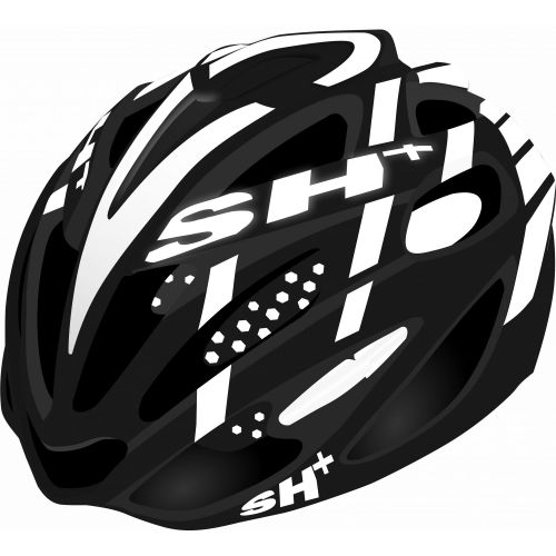 CASQUE SH+ SHABLI X-PLOD BLACK/WHITE - 55/60 - S/L