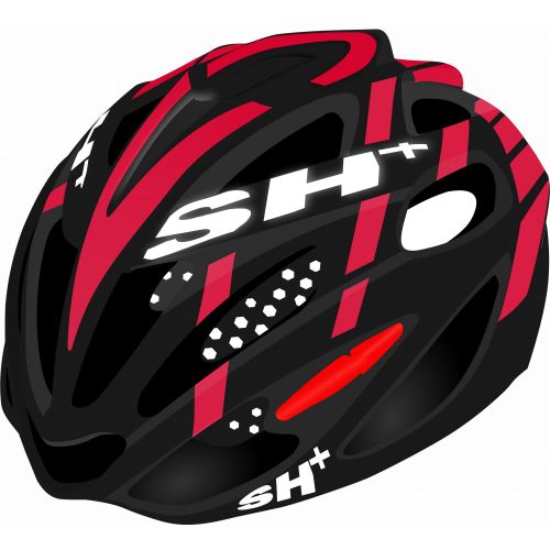 CASQUE SH+ SHABLI X-PLOD BLACK/RED - 55/60 - S/L