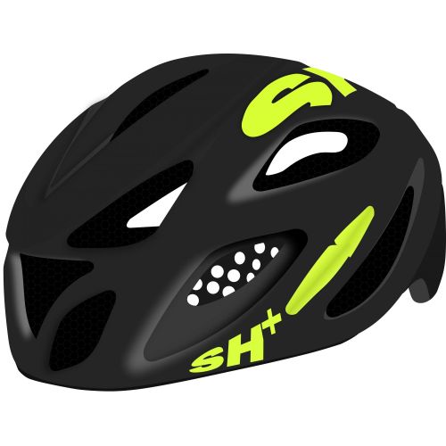 CASQUE SH+ SHIROCCO BLACK/YELLOW FLUO 53/57 - XS/M1