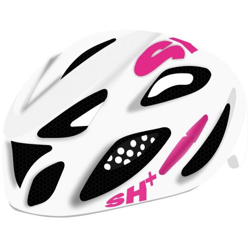 CASQUE SH+ SHIROCCO WHITE/PINK FLUO 53/57 - XS/M1