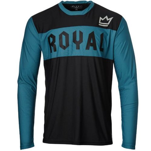 MAILLOT ROYAL APEX MANCHES LONGUES STEEL BLUE/BLACK