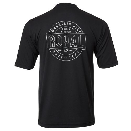 MAILLOT ROYAL CORE OUTFITTERS MANCHES COURTES BLACK