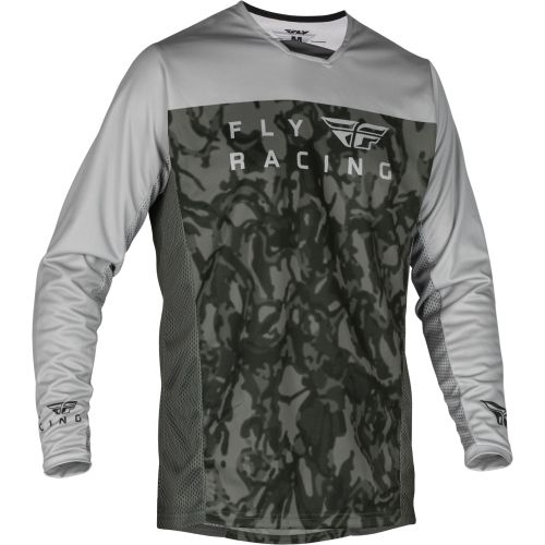 MAILLOT FLY RADIUM GRIS CAMO