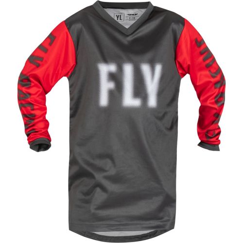 MAILLOT FLY F-16 GRIS/ROUGE