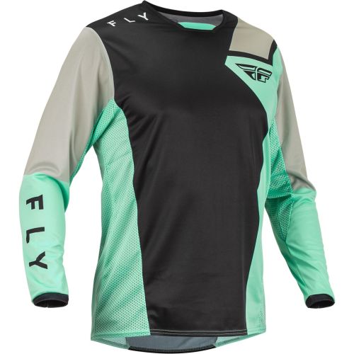 MAILLOT FLY KINETIC JET NOIR/MINT/GRIS